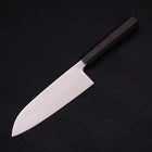 Santoku SLD Wave Nickel Damascus Buffalo Ebony Handle 165mm (6.5”)-[Musashi]-[Japanese-Kitchen-Knives]