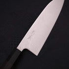 Santoku SLD Wave Nickel Damascus Buffalo Ebony Handle 165mm (6.5”)-[Musashi]-[Japanese-Kitchen-Knives]
