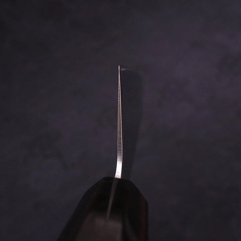 Santoku SLD Wave Nickel Damascus Buffalo Ebony Handle 165mm (6.5”)-[Musashi]-[Japanese-Kitchen-Knives]