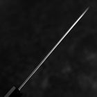 Santoku Silver Steel #3 Kasumi Buffalo Walnut Handle 165mm-[Musashi]-[Japanese-Kitchen-Knives]