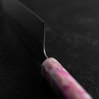 Santoku Silver Steel #3 Nashiji Ocean Sakura Handle 165mm-[Musashi]-[Japanese-Kitchen-Knives]