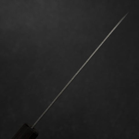 Santoku Silver Steel #3 Nashiji Walnut Handle 165mm (6.5”)-[Musashi]-[Japanese-Kitchen-Knives]