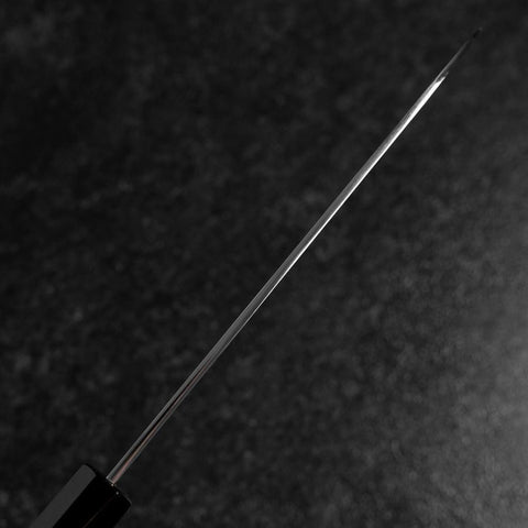 Santoku Silver Steel #3 Polished Buffalo Walnut Handle 170mm-[Musashi]-[Japanese-Kitchen-Knives]