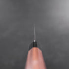 Santoku Silver Steel #3 Tsuchime Damascus Walnut Handle 170mm (6.7”)-[Musashi]-[Japanese-Kitchen-Knives]