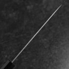 Santoku Silver Steel #3 Tsuchime Damascus Walnut Handle 170mm-[Musashi]-[Japanese-Kitchen-Knives]