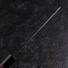 Santoku Stainless Clad Blue Steel #2 Kurouchi Purple Urushi Handle 165mm-[Musashi]-[Japanese-Kitchen-Knives]