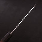 Santoku Stainless Clad Blue Super Polished Rosewood Handle 165mm-[Musashi]-[Japanese-Kitchen-Knives]