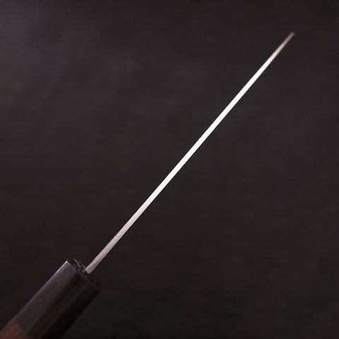 Santoku Stainless Clad Blue Super Polished Rosewood Handle 165mm-[Musashi]-[Japanese-Kitchen-Knives]