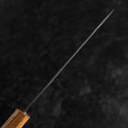 Santoku Sweden Stainless Steel Mirror Nashiji Washi Damascus Yaki Urushi Handle 165mm-[Musashi]-[Japanese-Kitchen-Knives]