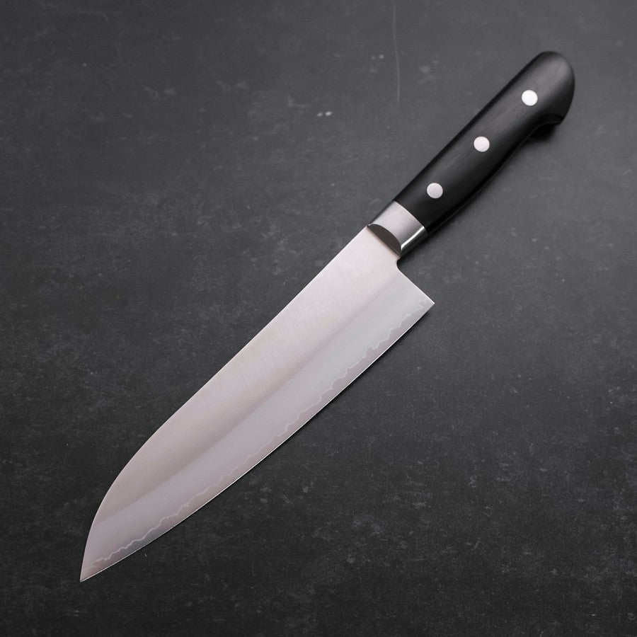 重房 スウェーデン鋼 黒打三徳 包丁 6寸 中古品 三徳 スウェーデン鋼 磨き 洋風柄 170mm – MUSASHI