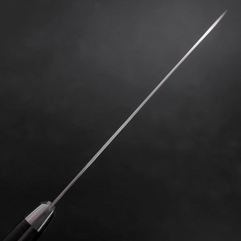 Santoku Sweden Stainless Steel Polished Western Black Handle 180mm (7”)-[Musashi]-[Japanese-Kitchen-Knives]