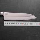 Santoku Sweden Stainless Steel Polished Western Black Handle 180mm (7”)-[Musashi]-[Japanese-Kitchen-Knives]