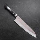 Santoku Sweden Stainless Steel Polished Western Black Handle 180mm (7”)-[Musashi]-[Japanese-Kitchen-Knives]