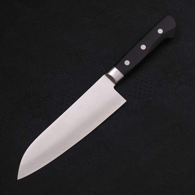 Santoku Sweden Stainless Steel Polished Western Handle 170mm-Polished-Western Handle-[Musashi]-[Japanese-Kitchen-Knives]