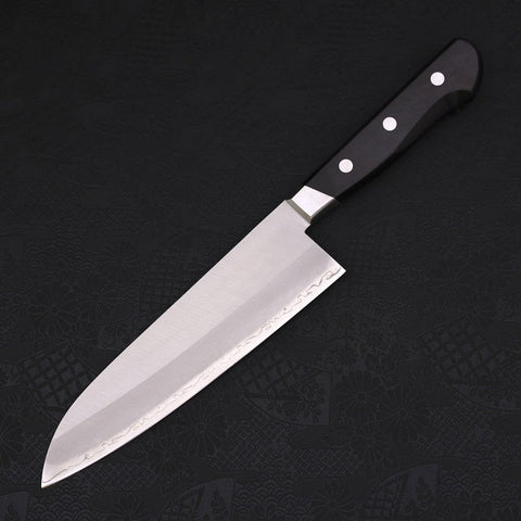 Santoku Sweden Stainless Steel Polished Western Handle 180mm (7”)-[Musashi]-[Japanese-Kitchen-Knives]