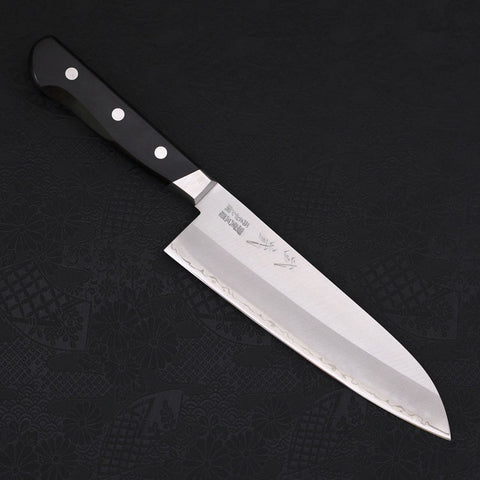 Santoku Sweden Stainless Steel Polished Western Handle 180mm (7”)-[Musashi]-[Japanese-Kitchen-Knives]