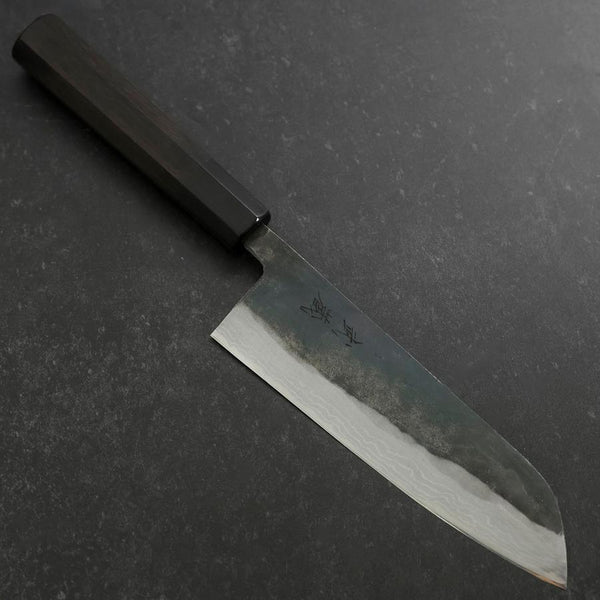 三徳 V特2号 黒打 ダマスカス 黒檀水牛柄 165mm – MUSASHI