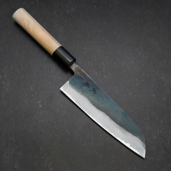 三徳 V特2号 黒打 ダマスカス 水牛朴木柄 165mm – MUSASHI