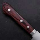 Santoku VG-1 Bokashi Western Mahogany Handle 165mm (6.5”)-[Musashi]-[Japanese-Kitchen-Knives]