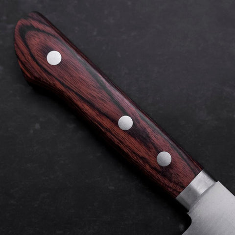 Santoku VG-1 Bokashi Western Mahogany Handle 165mm (6.5”)-[Musashi]-[Japanese-Kitchen-Knives]