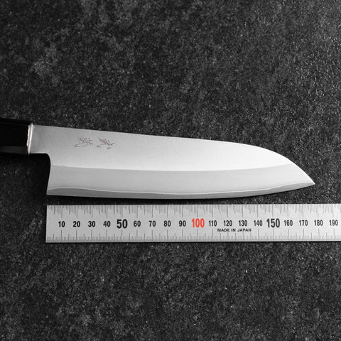 Santoku VG-1 Kasumi Fire Urushi Handle 180mm-[Musashi]-[Japanese-Kitchen-Knives]
