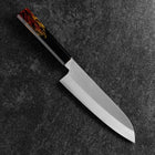 Santoku VG-1 Kasumi Fire Urushi Handle 180mm-[Musashi]-[Japanese-Kitchen-Knives]