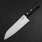Santoku VG-1 Polished Dark Blue Western Handle 165mm (6.5”)-[Musashi]-[Japanese-Kitchen-Knives]