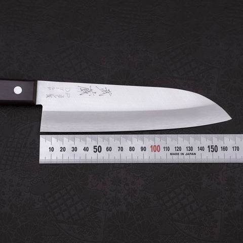 Santoku VG-1 Polished Western Black Handle 165mm (6.5”)-[Musashi]-[Japanese-Kitchen-Knives]
