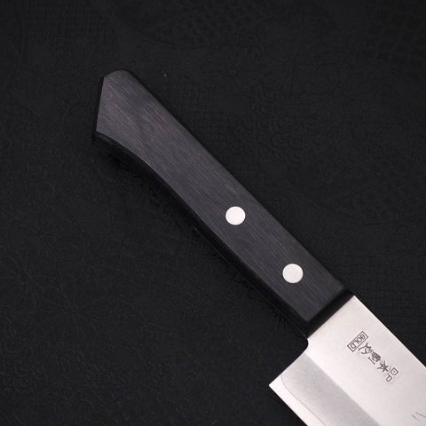 Santoku VG-1 Polished Western Black Handle 165mm (6.5”)-[Musashi]-[Japanese-Kitchen-Knives]