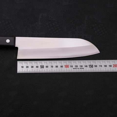 Santoku VG-1 Polished Western Black Handle 165mm Limited (6.5”)-[Musashi]-[Japanese-Kitchen-Knives]