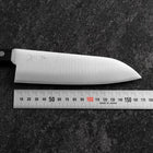 Santoku VG-1 Polished Western Black Handle 165mm（Tsuba-nashi) (6.5”)-[Musashi]-[Japanese-Kitchen-Knives]