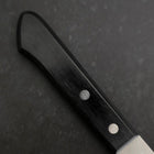Santoku VG-1 Polished Western Black Handle 170mm (Tsuba-nashi)-[Musashi]-[Japanese-Kitchen-Knives]