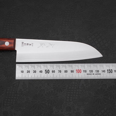 Santoku VG-1 Polished Western Mahogany Handle 140mm (5.5”)-[Musashi]-[Japanese-Kitchen-Knives]
