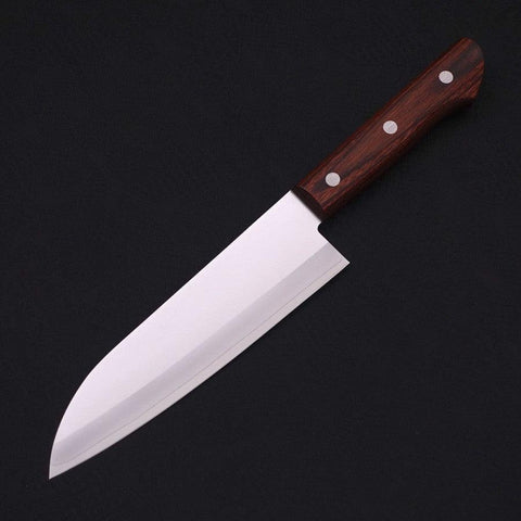 Santoku VG-1 Polished Western Mahogany Handle 165mm (6.5”)-[Musashi]-[Japanese-Kitchen-Knives]