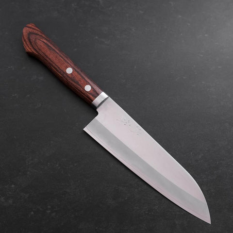Santoku VG-1 Polished Western Mahogany Handle 165mm (6.5”)-[Musashi]-[Japanese-Kitchen-Knives]
