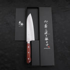 Santoku VG-1 Polished Western Mahogany Handle 170mm (6.7”)-[Musashi]-[Japanese-Kitchen-Knives]