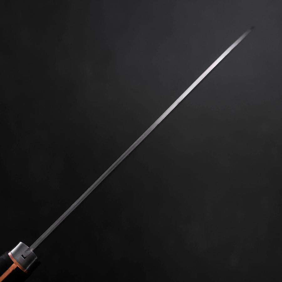 Santoku VG-1 Polished Western Orange Inlay Handle 135mm-[Musashi]-[Japanese-Kitchen-Knives]