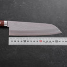 Santoku VG-1 Tsuchime Western Mahogany Handle 165mm (6.5”)-[Musashi]-[Japanese-Kitchen-Knives]