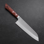 Santoku VG-1 Tsuchime Western Mahogany Handle 165mm (6.5”)-[Musashi]-[Japanese-Kitchen-Knives]