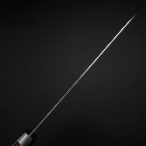Santoku VG-1 Tsuchime Western Mahogany Handle 170mm (6.7”)-[Musashi]-[Japanese-Kitchen-Knives]