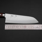 Santoku VG-1 Tsuchime Western Mahogany Handle 170mm (6.7”)-[Musashi]-[Japanese-Kitchen-Knives]