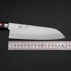 Santoku VG-1 Tsuchime Western Mahogany Handle 170mm-[Musashi]-[Japanese-Kitchen-Knives]
