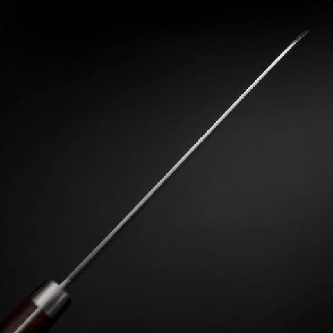 Santoku VG-1 Tsuchime Western Mahogany Handle 180mm (7”)-[Musashi]-[Japanese-Kitchen-Knives]