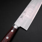 Santoku VG-1 Tsuchime Western Mahogany Handle 180mm-[Musashi]-[Japanese-Kitchen-Knives]