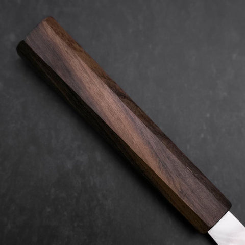 Santoku VG-10 Damascus Ashwood Handle 165mm (6.5”)-[Musashi]-[Japanese-Kitchen-Knives]