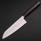Santoku VG-10 Damascus Ashwood Handle 170mm-[Musashi]-[Japanese-Kitchen-Knives]