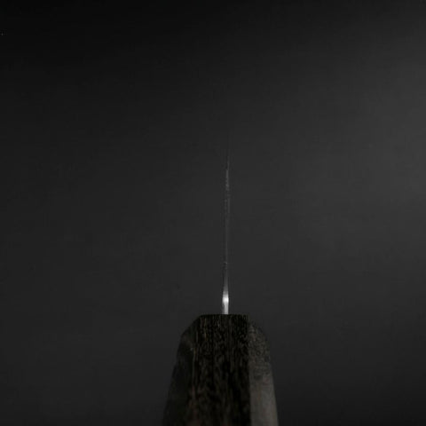 Santoku VG-10 Damascus Ashwood Handle 170mm-[Musashi]-[Japanese-Kitchen-Knives]