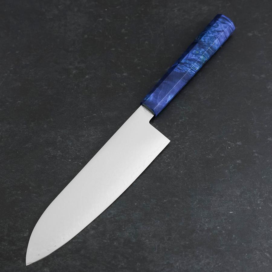 三徳 VG-10 ダマスカス ブルーバーチ柄 180mm – MUSASHI