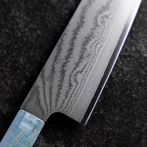 Santoku VG-10 Damascus Coral Shore Handle 165mm (6.5”)-[Musashi]-[Japanese-Kitchen-Knives]
