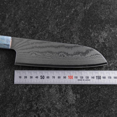 Santoku VG-10 Damascus Coral Shore Handle 165mm-[Musashi]-[Japanese-Kitchen-Knives]
